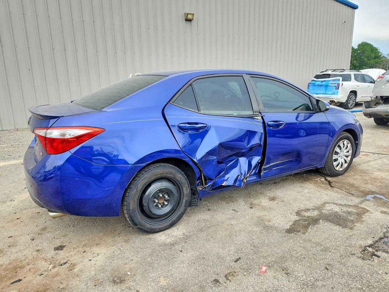2014 Toyota Corolla S Blue vin: 2T1BURHE6EC209063