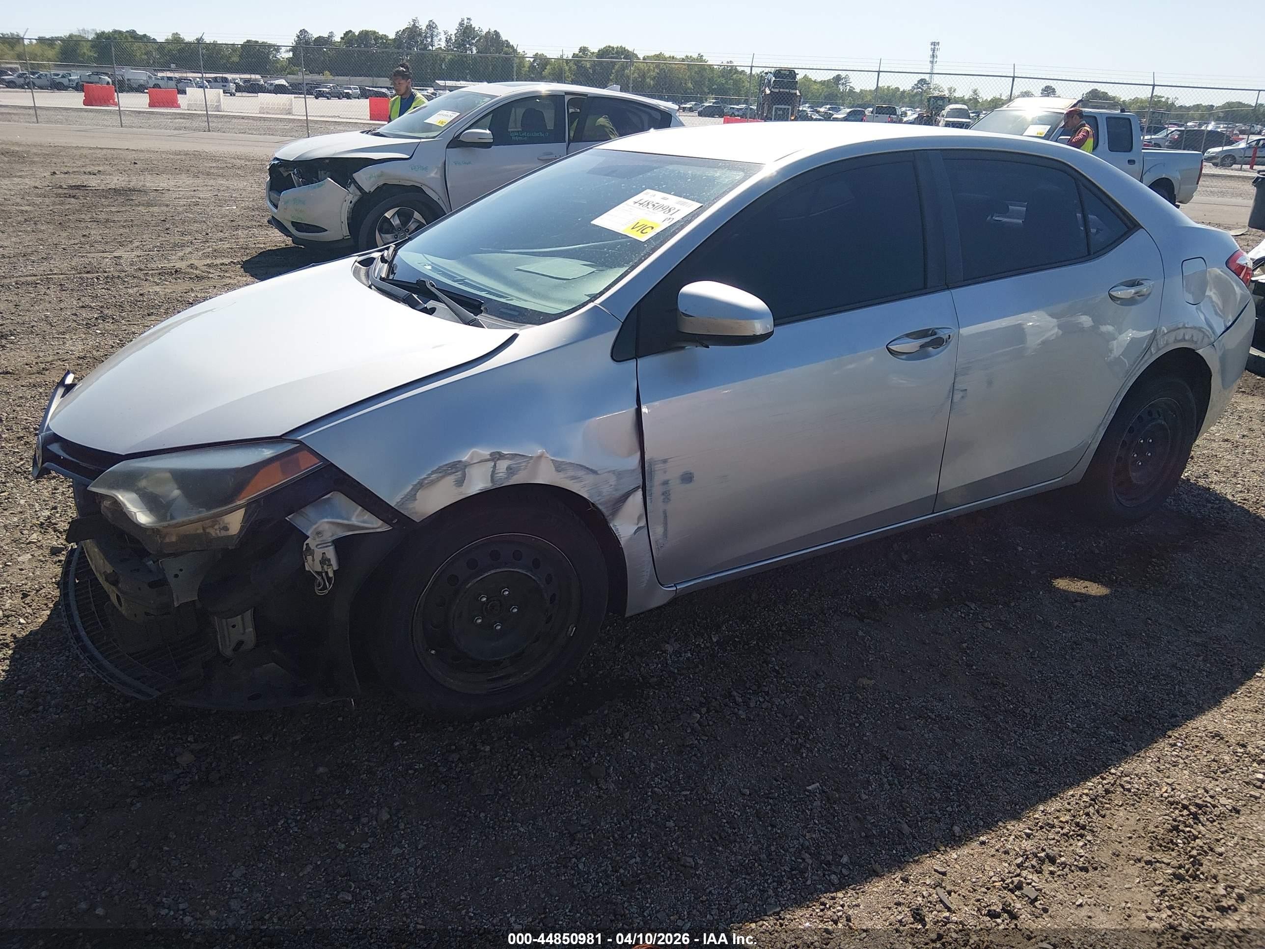 2014 Toyota Corolla Le Белый vin: 2T1BURHE6EC209421