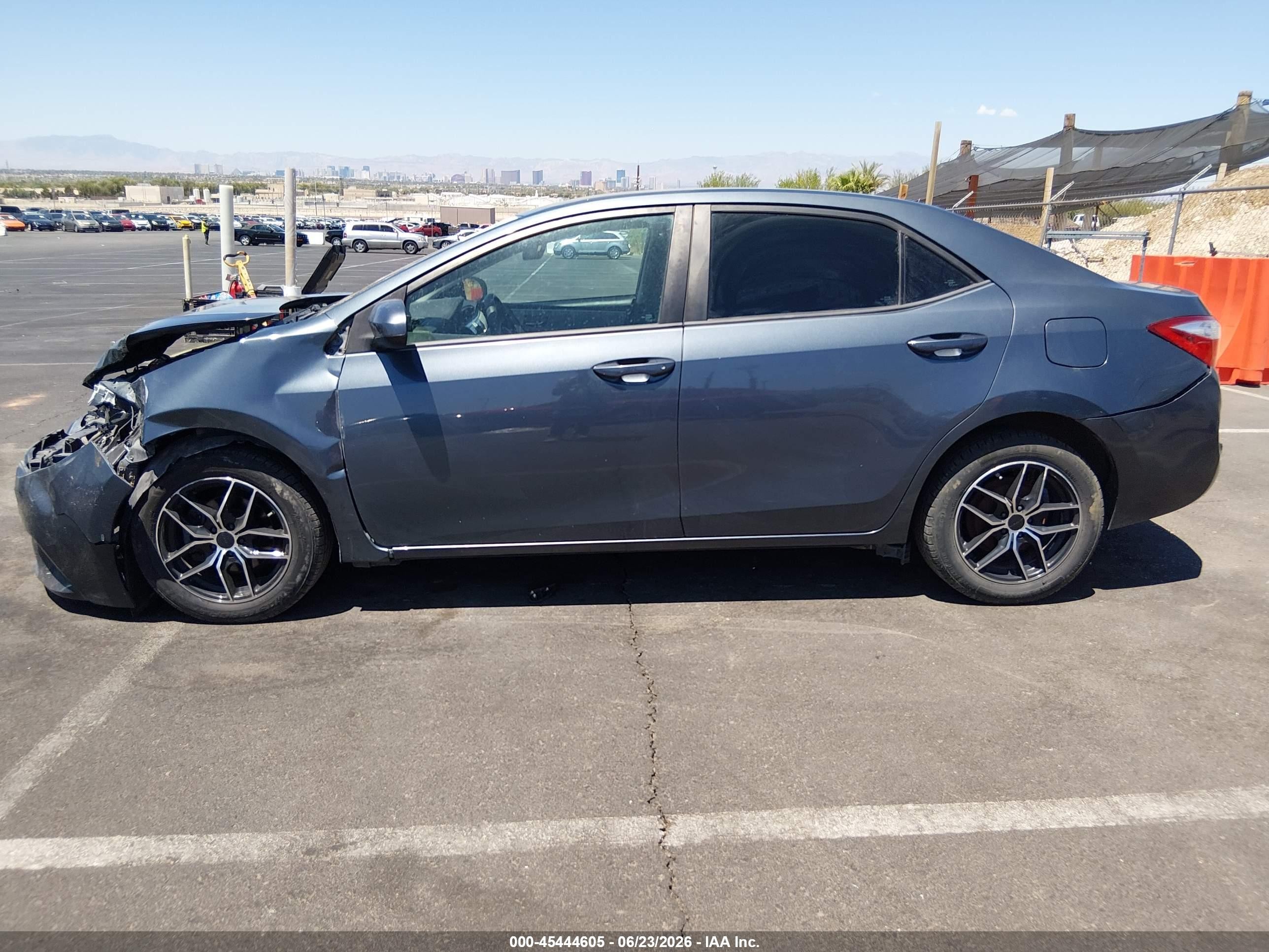 2014 Toyota Corolla Le Gray vin: 2T1BURHE6EC214148