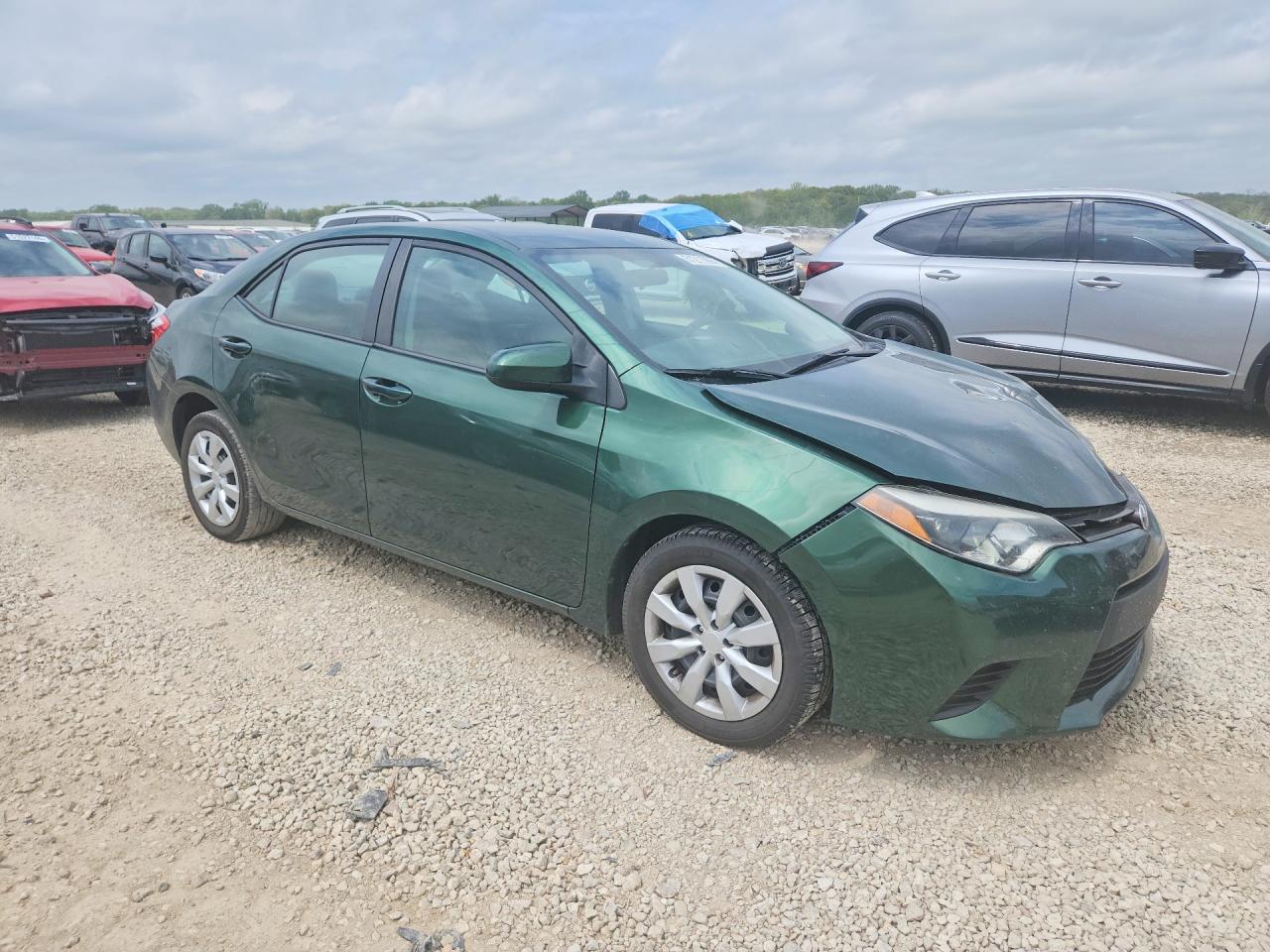 2014 Toyota Corolla Le Green vin: 2T1BURHE6EC216966