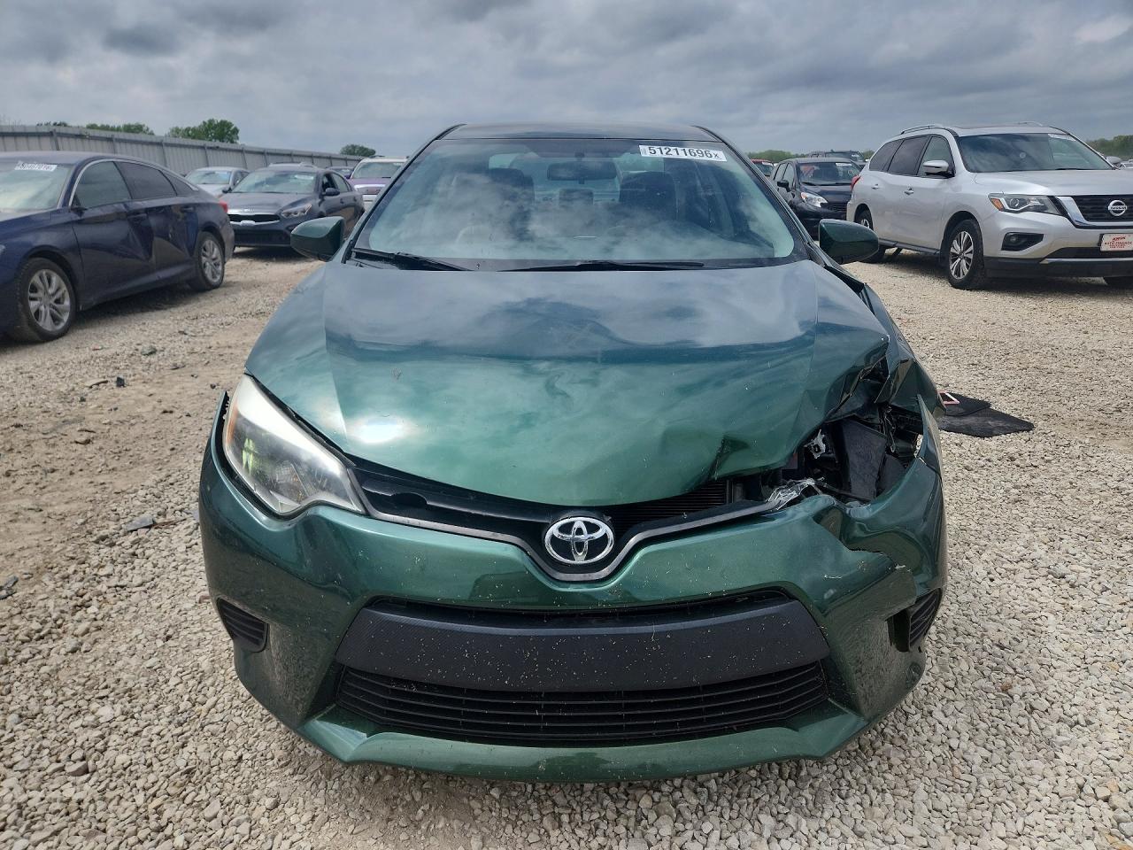 2014 Toyota Corolla Le Green vin: 2T1BURHE6EC216966