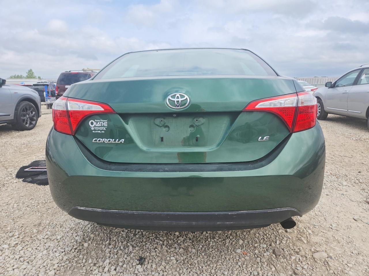 2014 Toyota Corolla Le Green vin: 2T1BURHE6EC216966