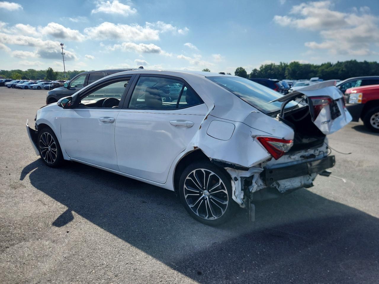 2014 Toyota Corolla S Plus White vin: 2T1BURHE6EC217468