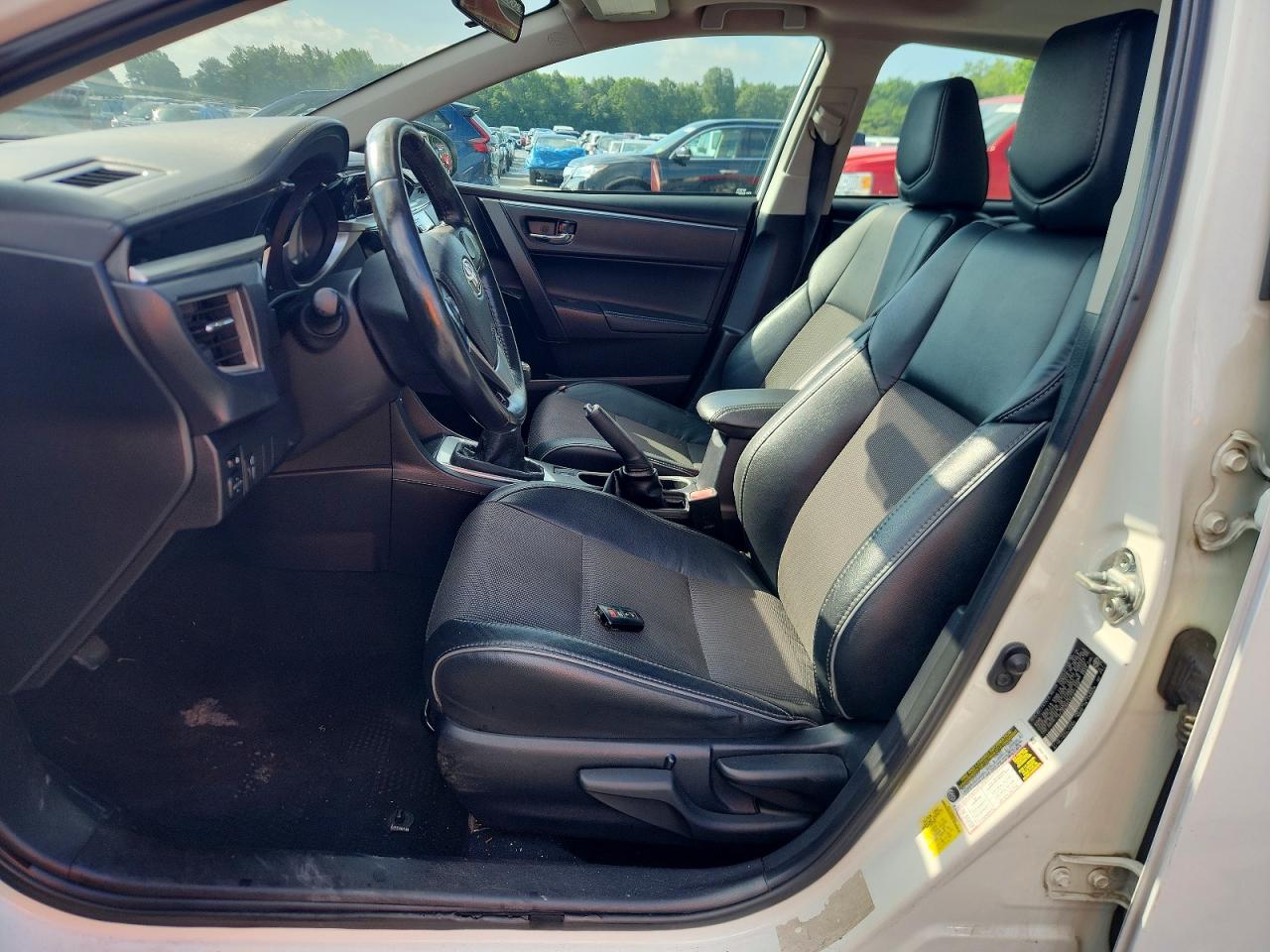 2014 Toyota Corolla S Plus White vin: 2T1BURHE6EC217468