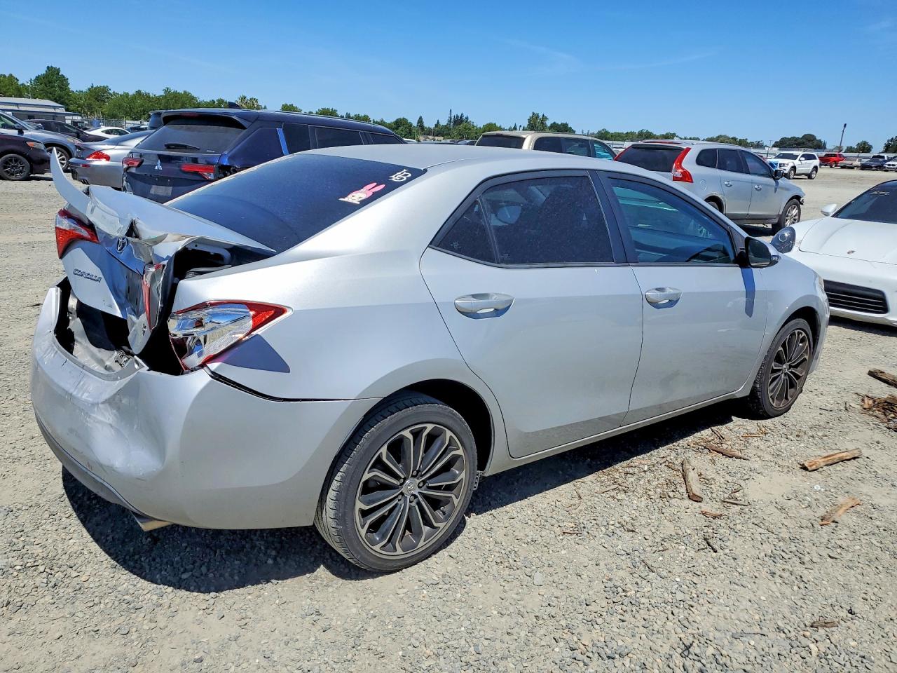 2014 Toyota Corolla S Plus Gray vin: 2T1BURHE6EC221374
