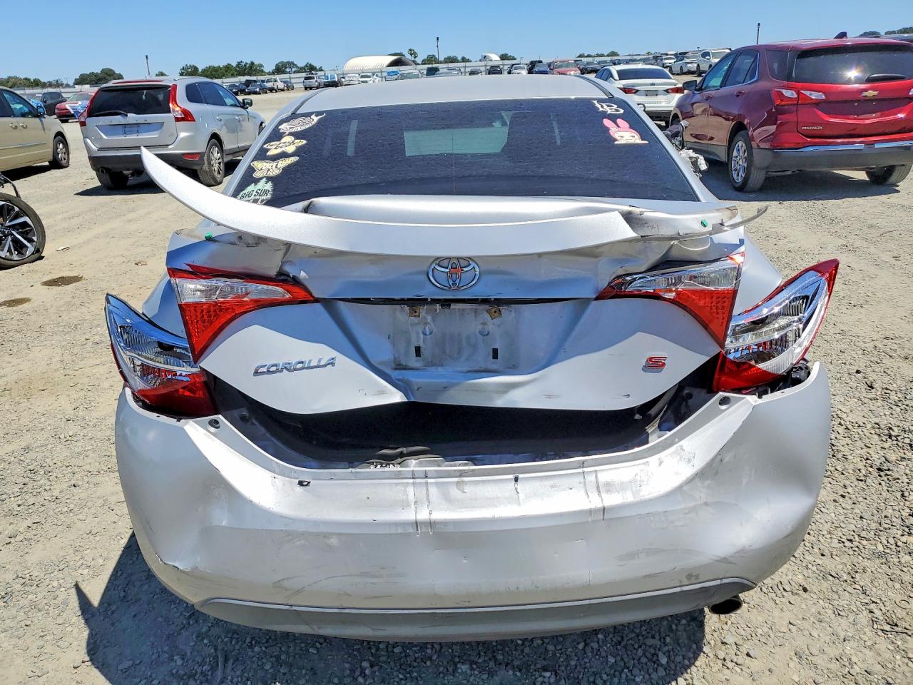 2014 Toyota Corolla S Plus Gray vin: 2T1BURHE6EC221374