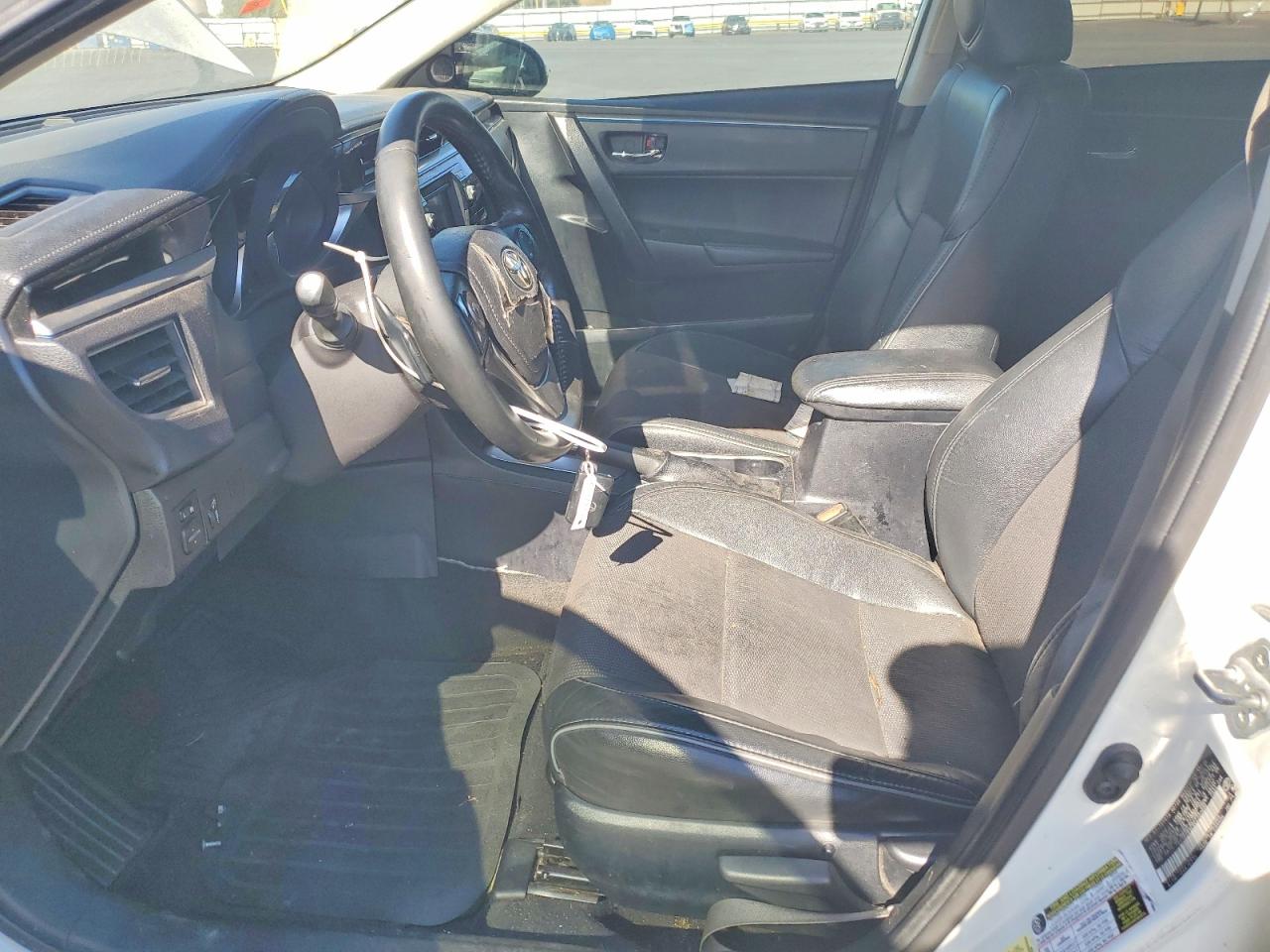 2014 Toyota Corolla S Plus White vin: 2T1BURHE6EC222606
