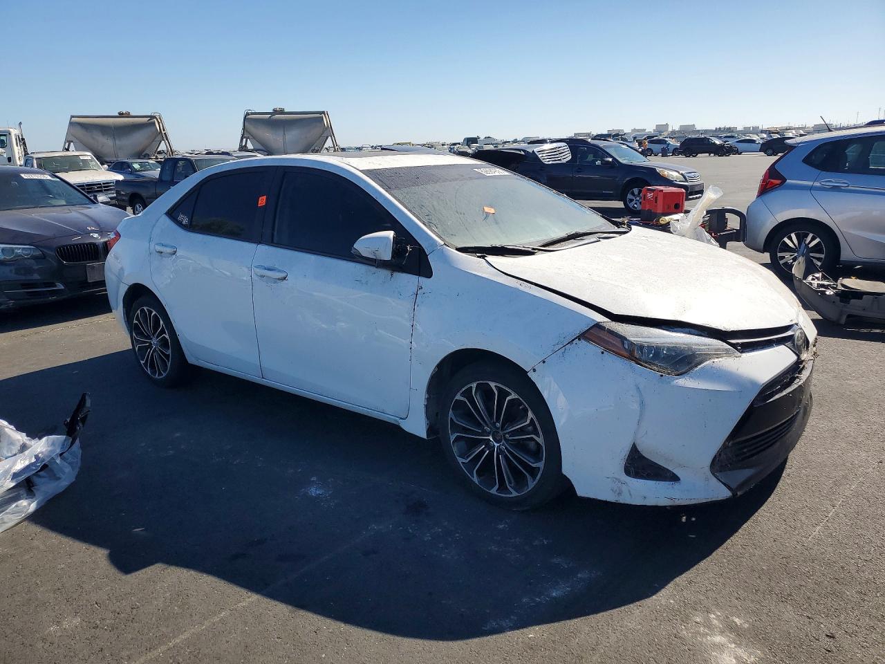 2014 Toyota Corolla S Plus White vin: 2T1BURHE6EC222606