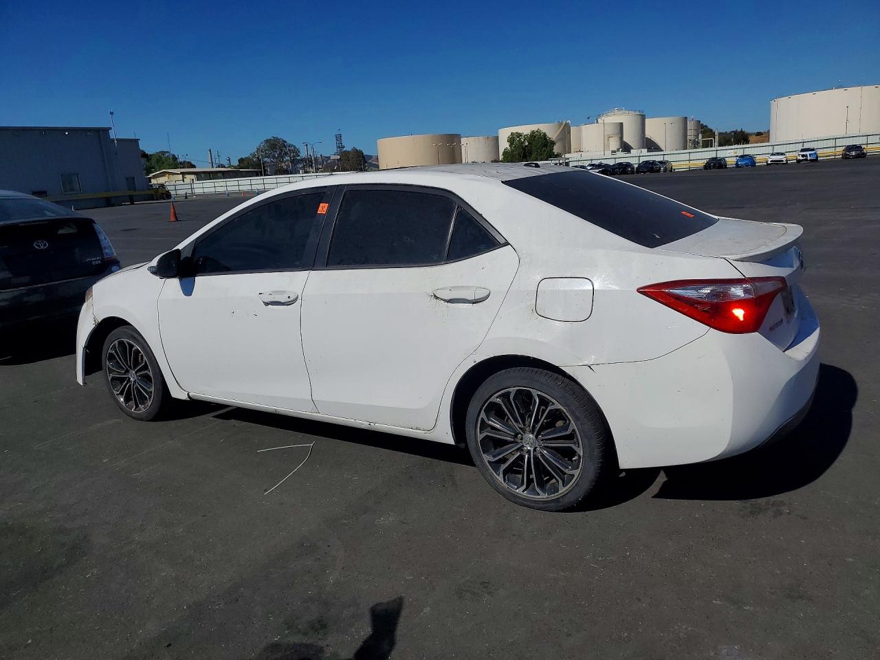 2014 Toyota Corolla S Plus White vin: 2T1BURHE6EC222606