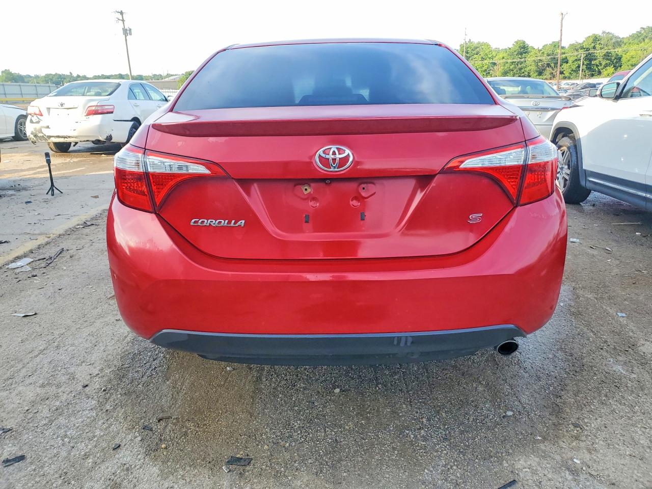 2014 Toyota Corolla S Plus Red vin: 2T1BURHE6EC225943
