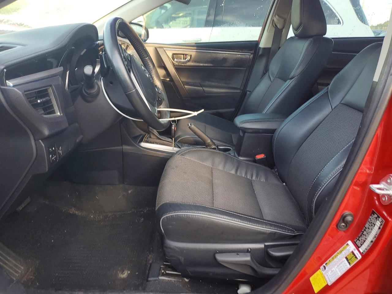 2014 Toyota Corolla S Plus Red vin: 2T1BURHE6EC225943