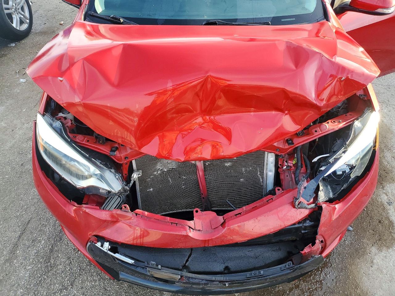 2014 Toyota Corolla S Plus Red vin: 2T1BURHE6EC225943