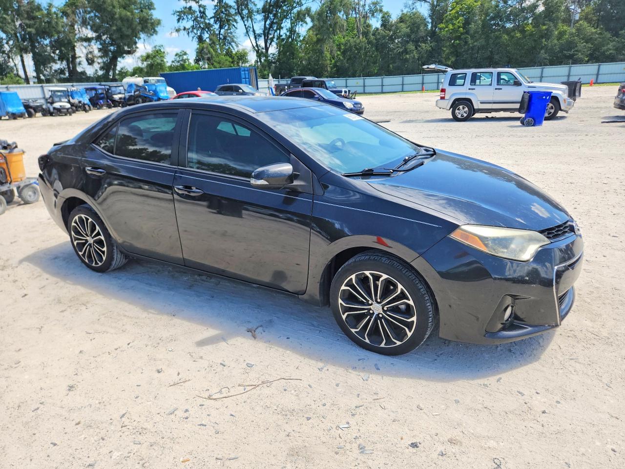 2015 Toyota Corolla S Plus Black vin: 2T1BURHE6FC233803