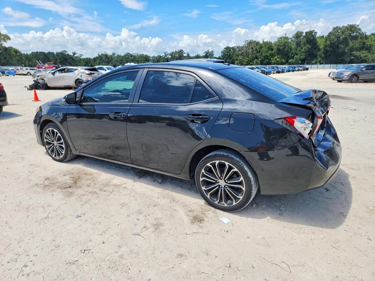 2015 Toyota Corolla S Plus Black vin: 2T1BURHE6FC233803