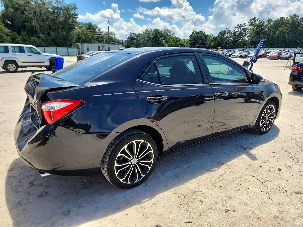 2015 Toyota Corolla S Plus Black vin: 2T1BURHE6FC233803