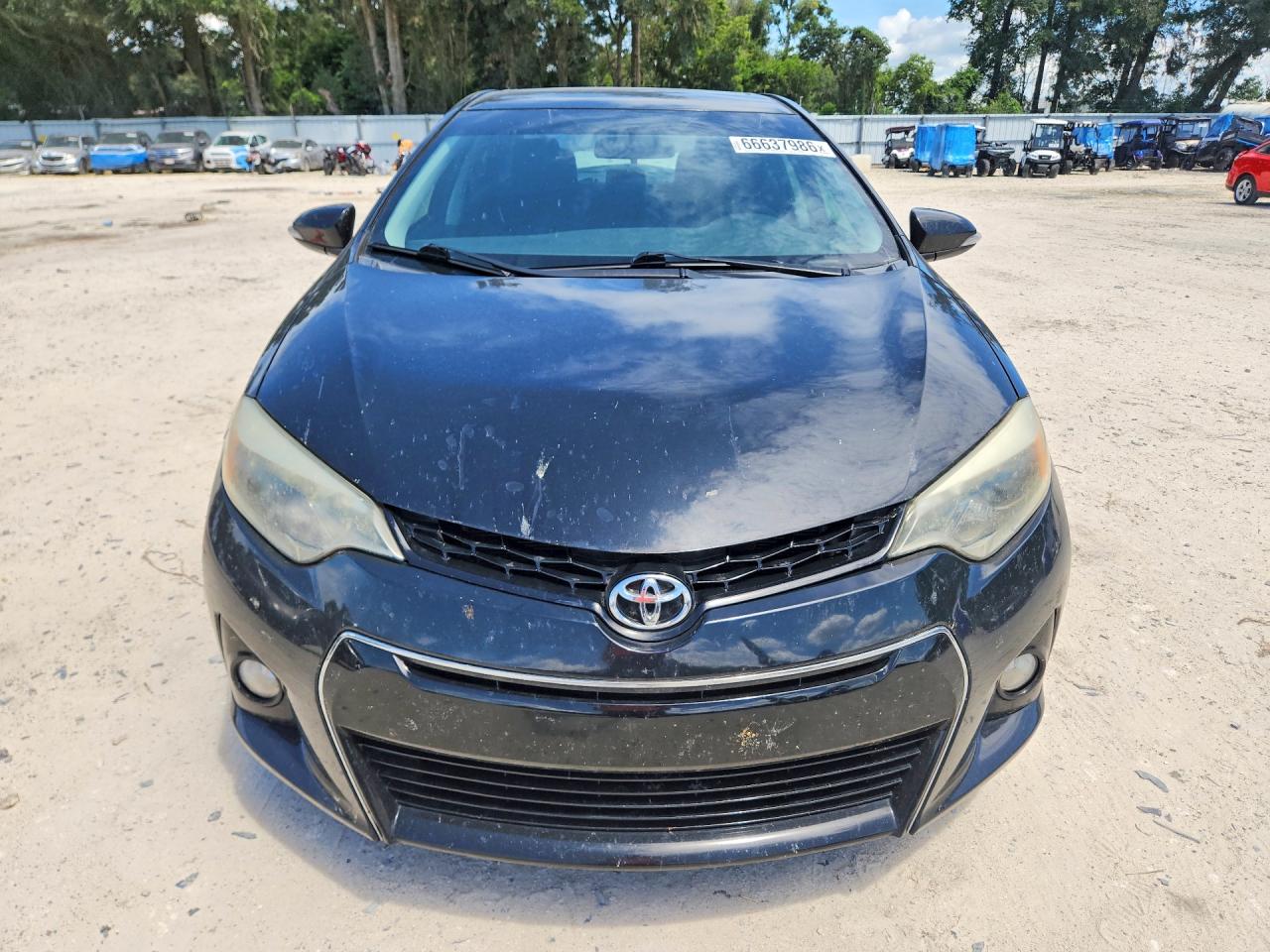 2015 Toyota Corolla S Plus Black vin: 2T1BURHE6FC233803