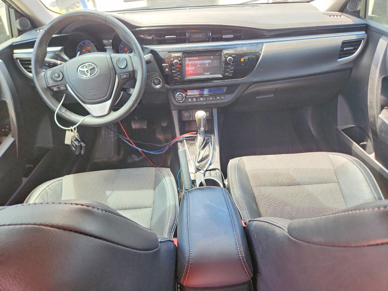 2015 Toyota Corolla S Plus Black vin: 2T1BURHE6FC233803