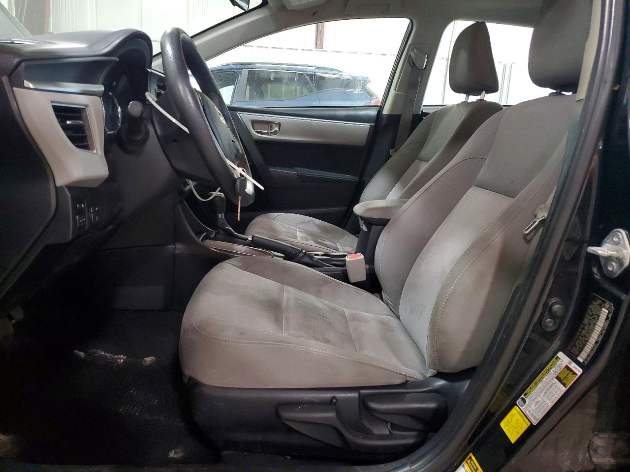 2015 Toyota Corolla Le Charcoal vin: 2T1BURHE6FC239567