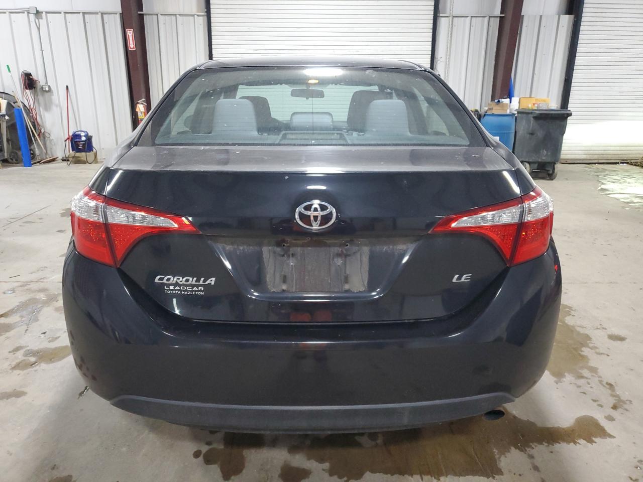 2015 Toyota Corolla Le Charcoal vin: 2T1BURHE6FC239567 Damage: Deck Lid, Chipped, 3