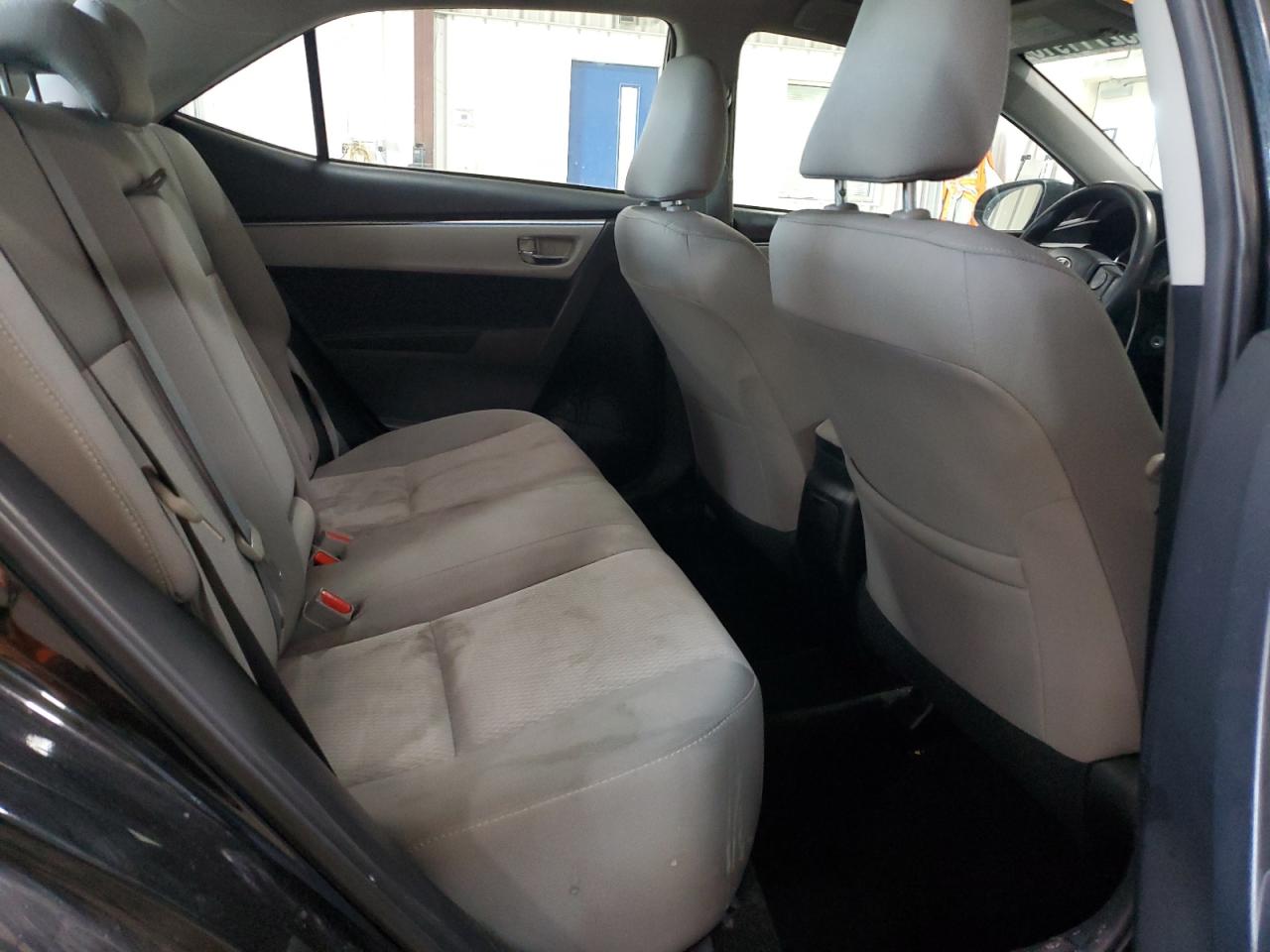 2015 Toyota Corolla Le Charcoal vin: 2T1BURHE6FC239567 Damage: Left Rear Seat Cushion, Stained, Permanent