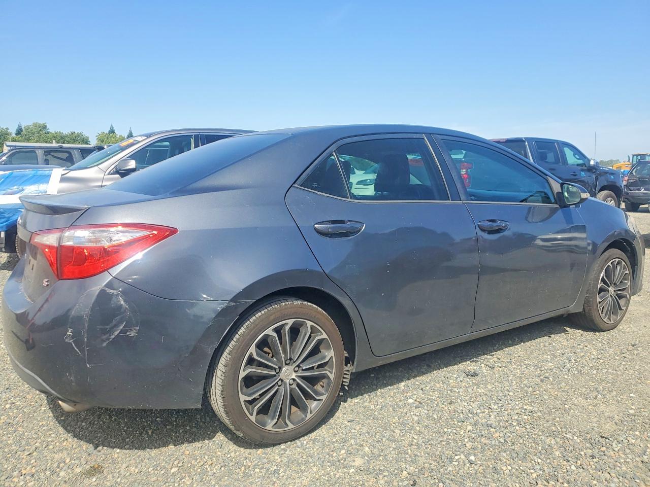 2015 Toyota Corolla S Plus Угольный vin: 2T1BURHE6FC242372