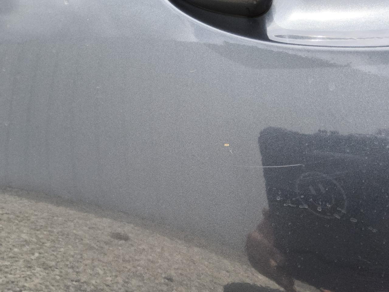 2015 Toyota Corolla L Charcoal vin: 2T1BURHE6FC243117 Damage: Left Rear Door, Heavy Scratch, 2 To 3 Inches