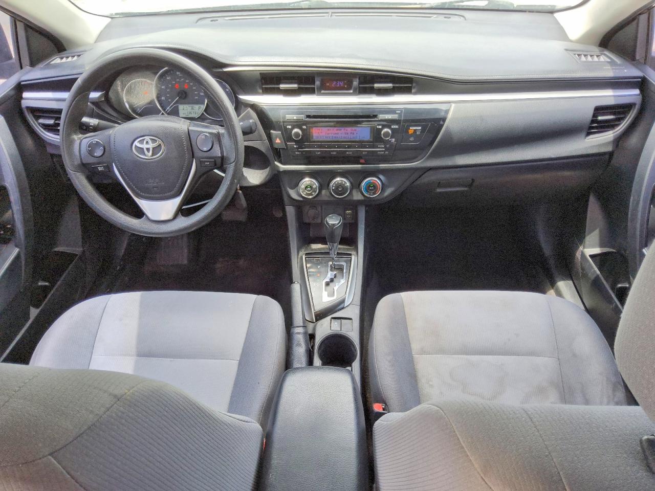 2015 Toyota Corolla L Charcoal vin: 2T1BURHE6FC243117
