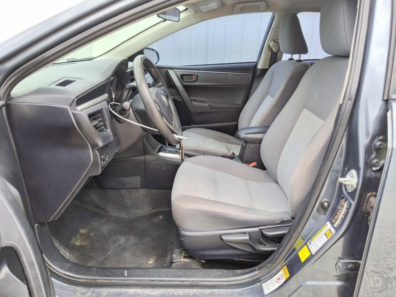 2015 Toyota Corolla L Charcoal vin: 2T1BURHE6FC243117