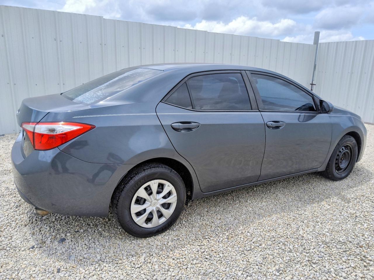 2015 Toyota Corolla L Charcoal vin: 2T1BURHE6FC243117