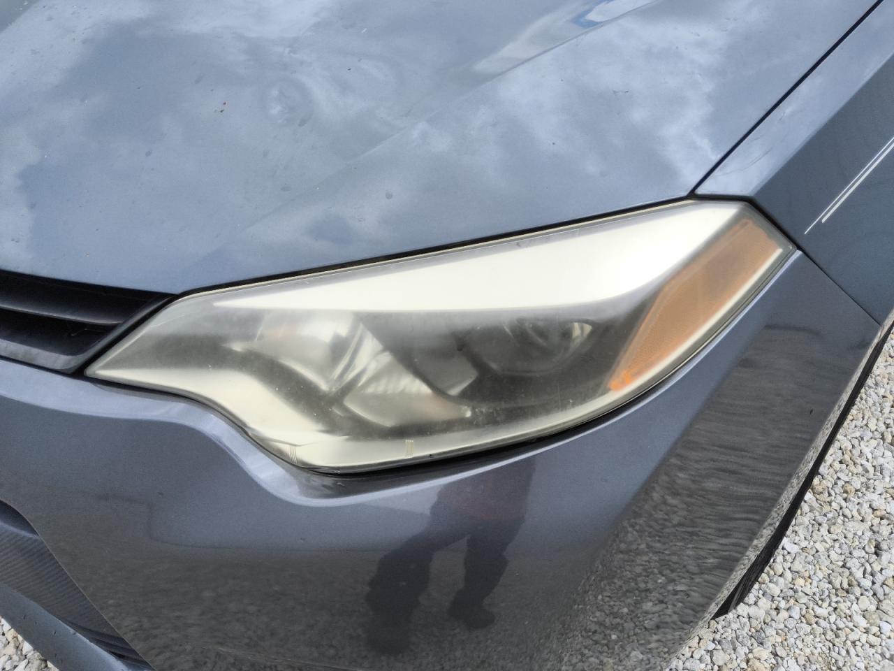 2015 Toyota Corolla L Charcoal vin: 2T1BURHE6FC243117 Damage: Left Head Lamp, Faded, Repair Required