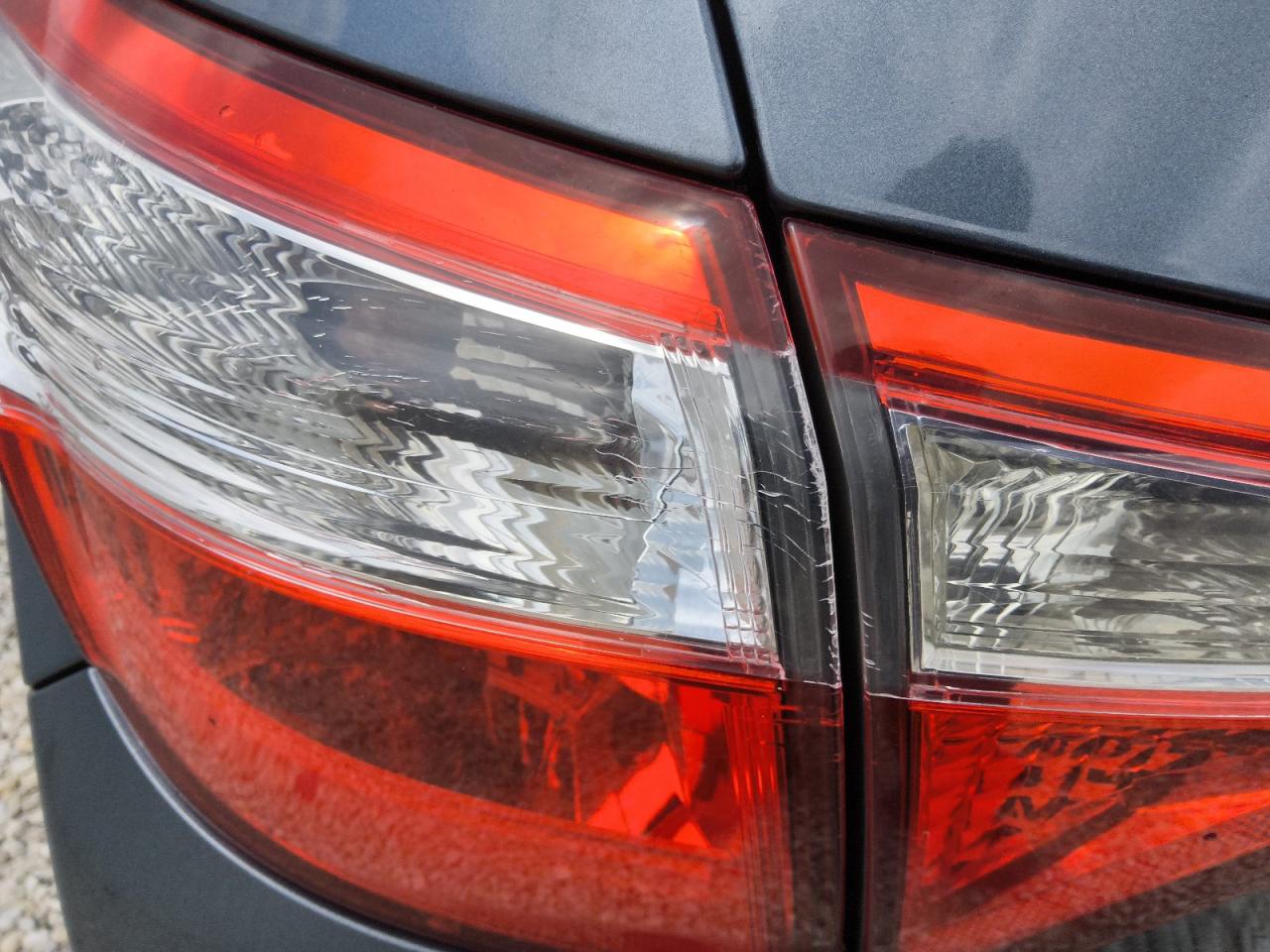 2015 Toyota Corolla L Charcoal vin: 2T1BURHE6FC243117 Damage: Left Tail Light, Cracked, Replacement Required