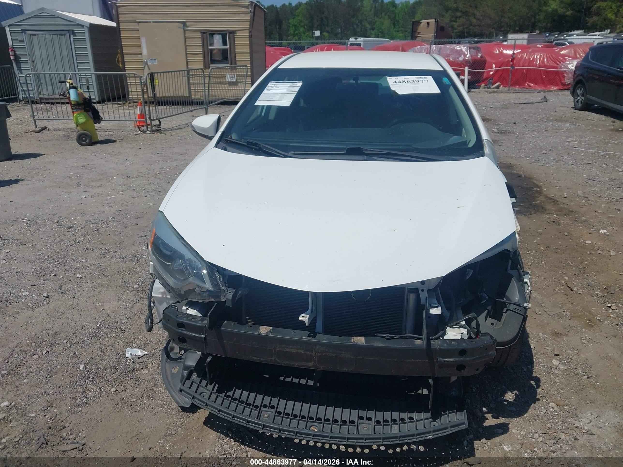 2015 Toyota Corolla S Белый vin: 2T1BURHE6FC265490