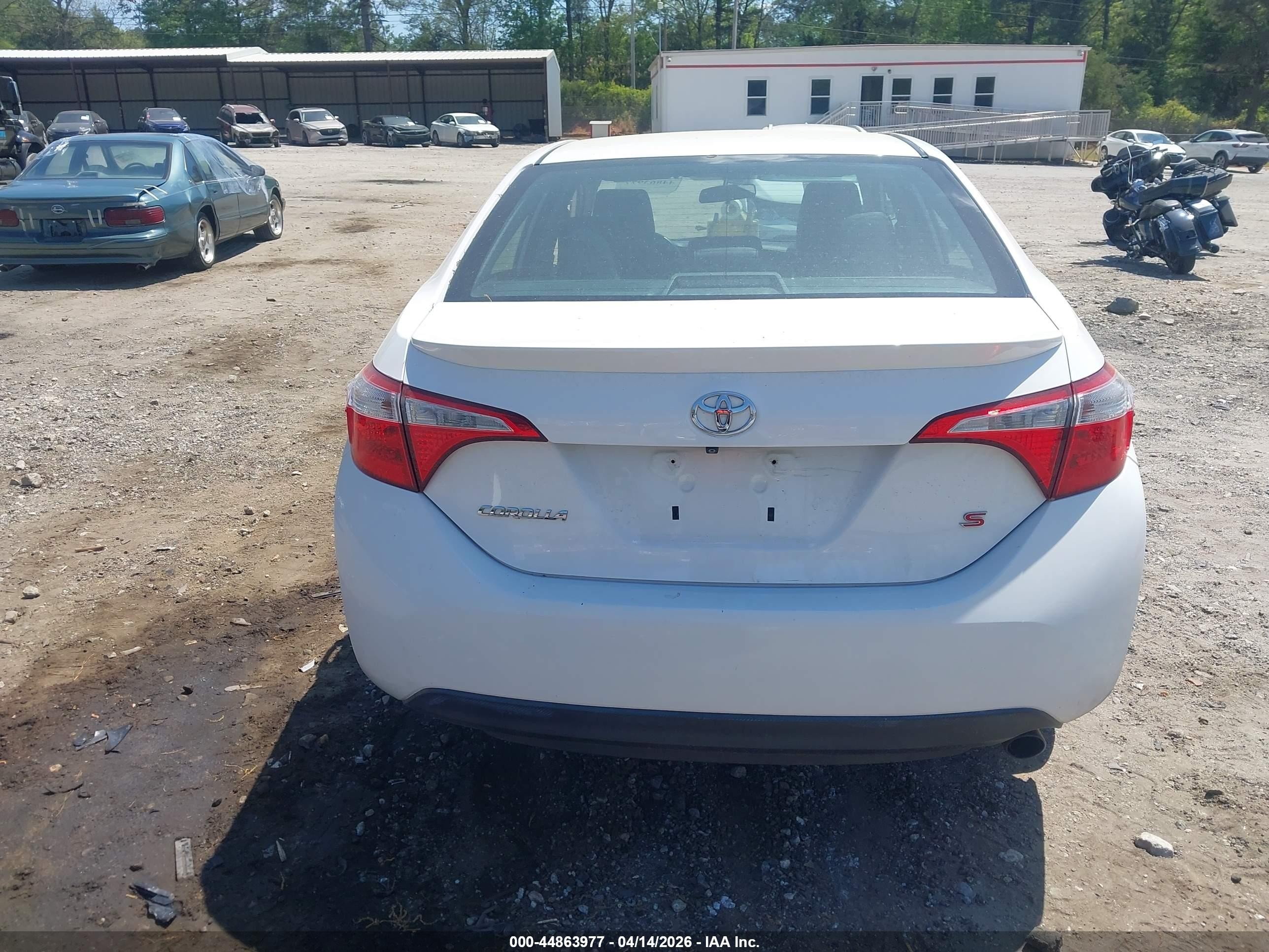 2015 Toyota Corolla S Белый vin: 2T1BURHE6FC265490