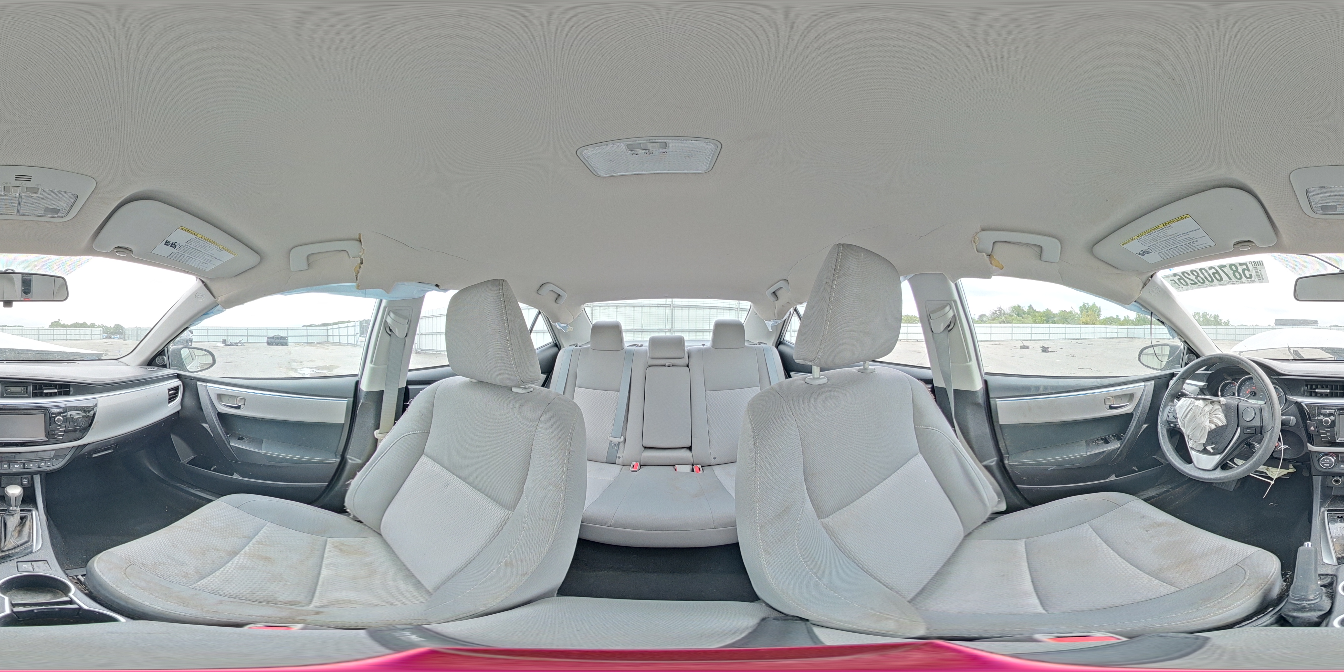 2015 Toyota Corolla Le Silver vin: 2T1BURHE6FC282631