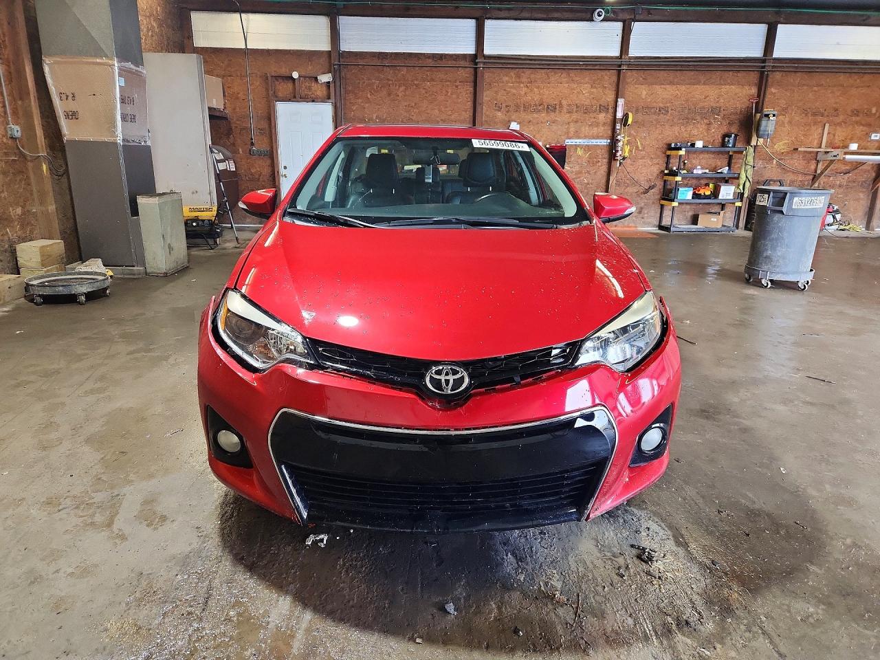 2015 Toyota Corolla S Premium Red vin: 2T1BURHE6FC285058