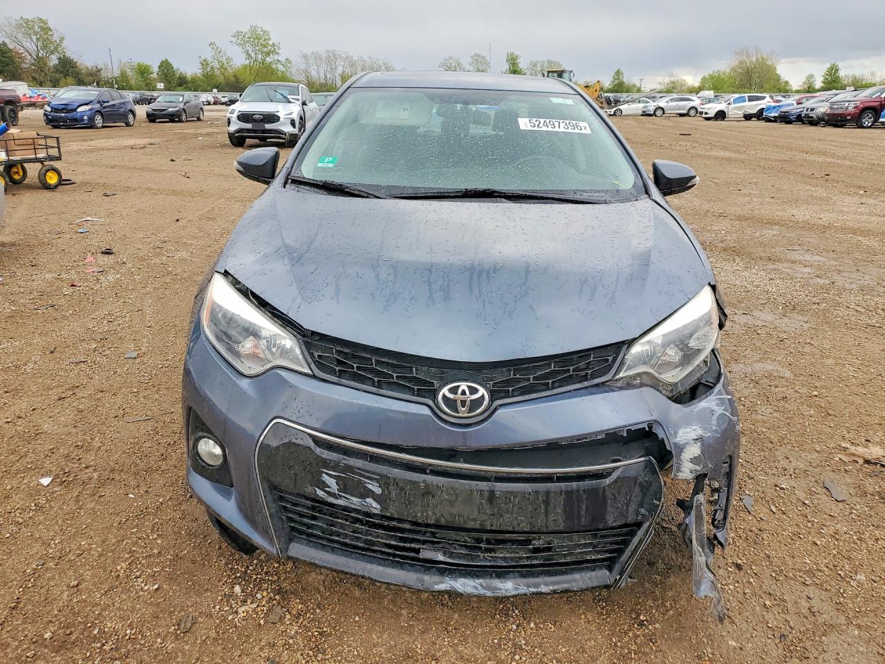 2015 Toyota Corolla S Premium Blue vin: 2T1BURHE6FC285190