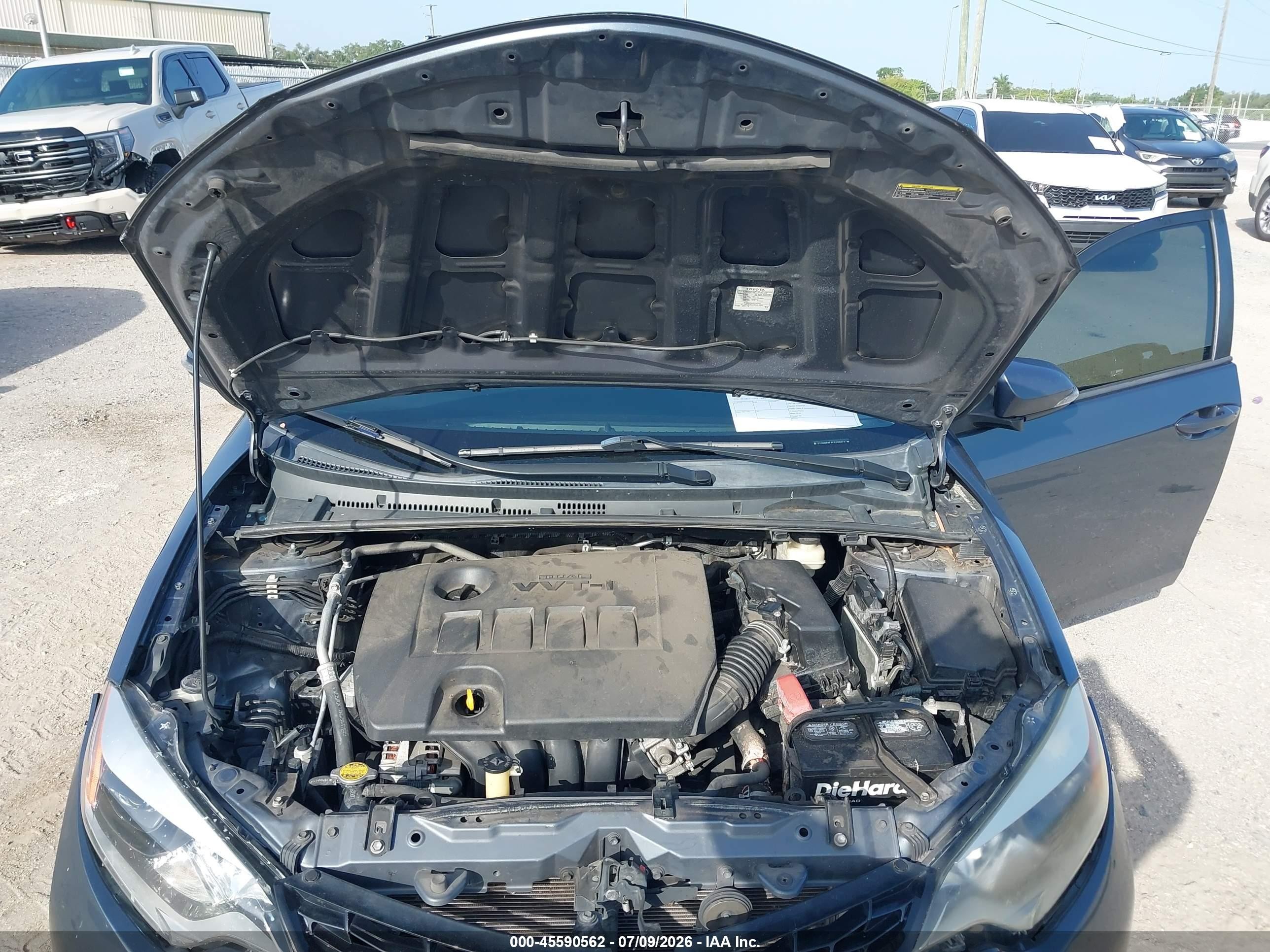 2015 Toyota Corolla S Plus Gray vin: 2T1BURHE6FC290874