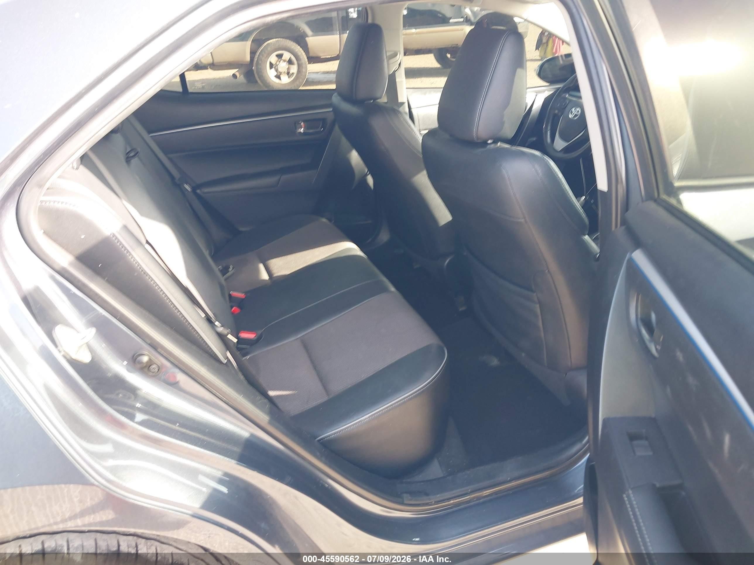2015 Toyota Corolla S Plus Gray vin: 2T1BURHE6FC290874