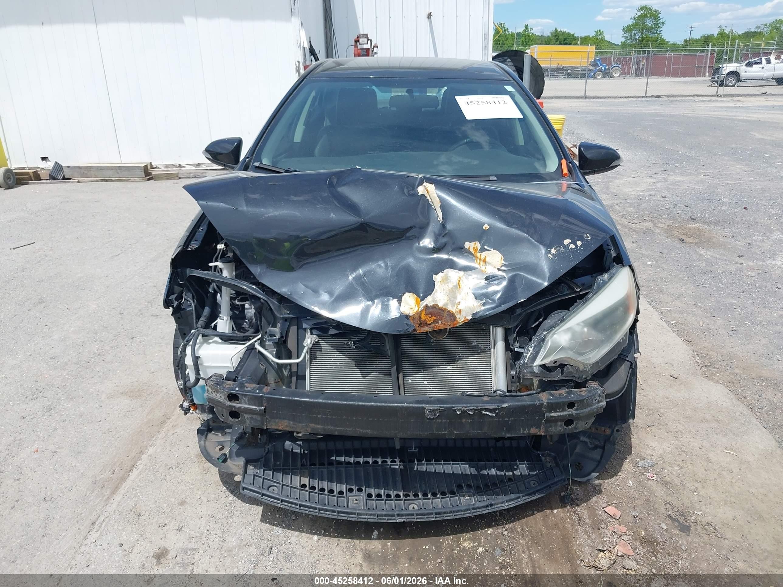 2015 Toyota Corolla S Plus Black vin: 2T1BURHE6FC319127