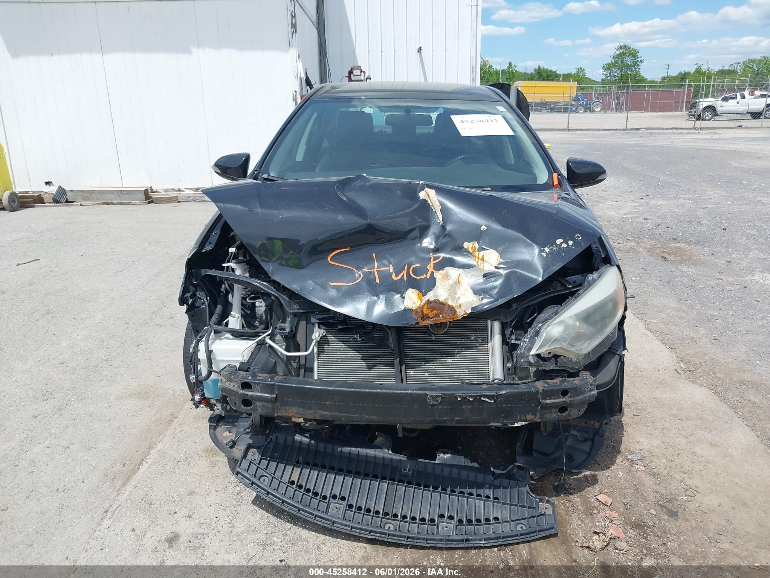 2015 Toyota Corolla S Plus Black vin: 2T1BURHE6FC319127