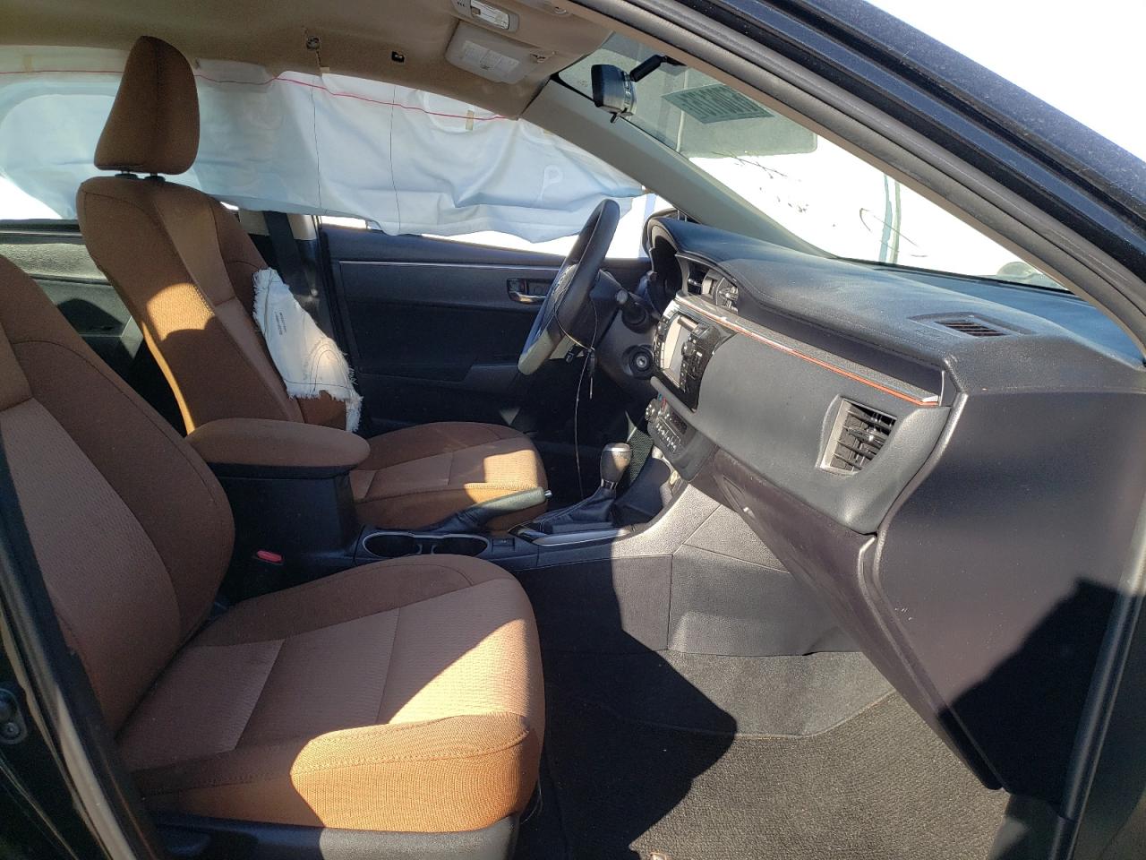 2015 Toyota Corolla L Black vin: 2T1BURHE6FC321699