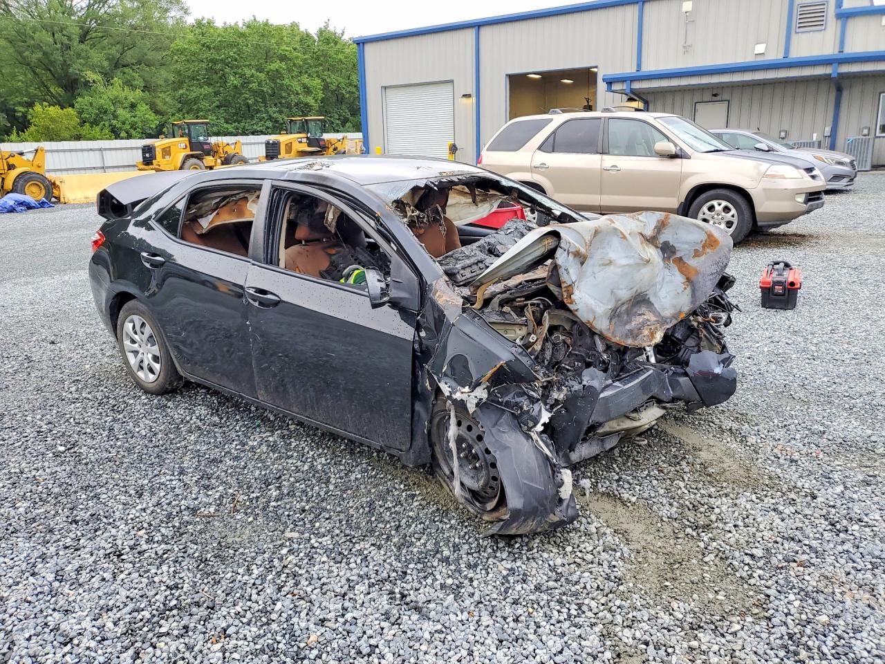2015 Toyota Corolla Le Черный vin: 2T1BURHE6FC321699
