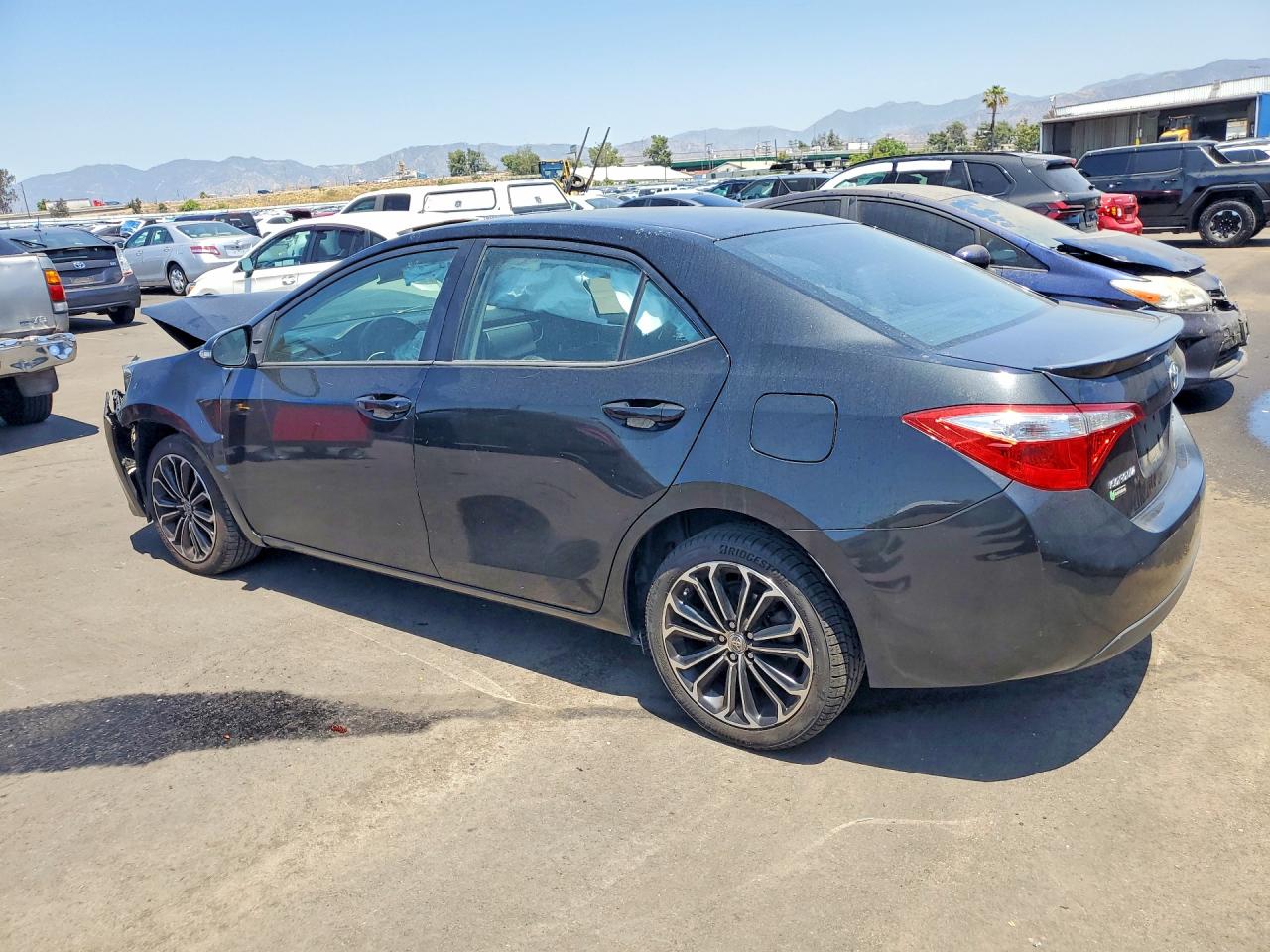 2015 Toyota Corolla S Plus Black vin: 2T1BURHE6FC323372