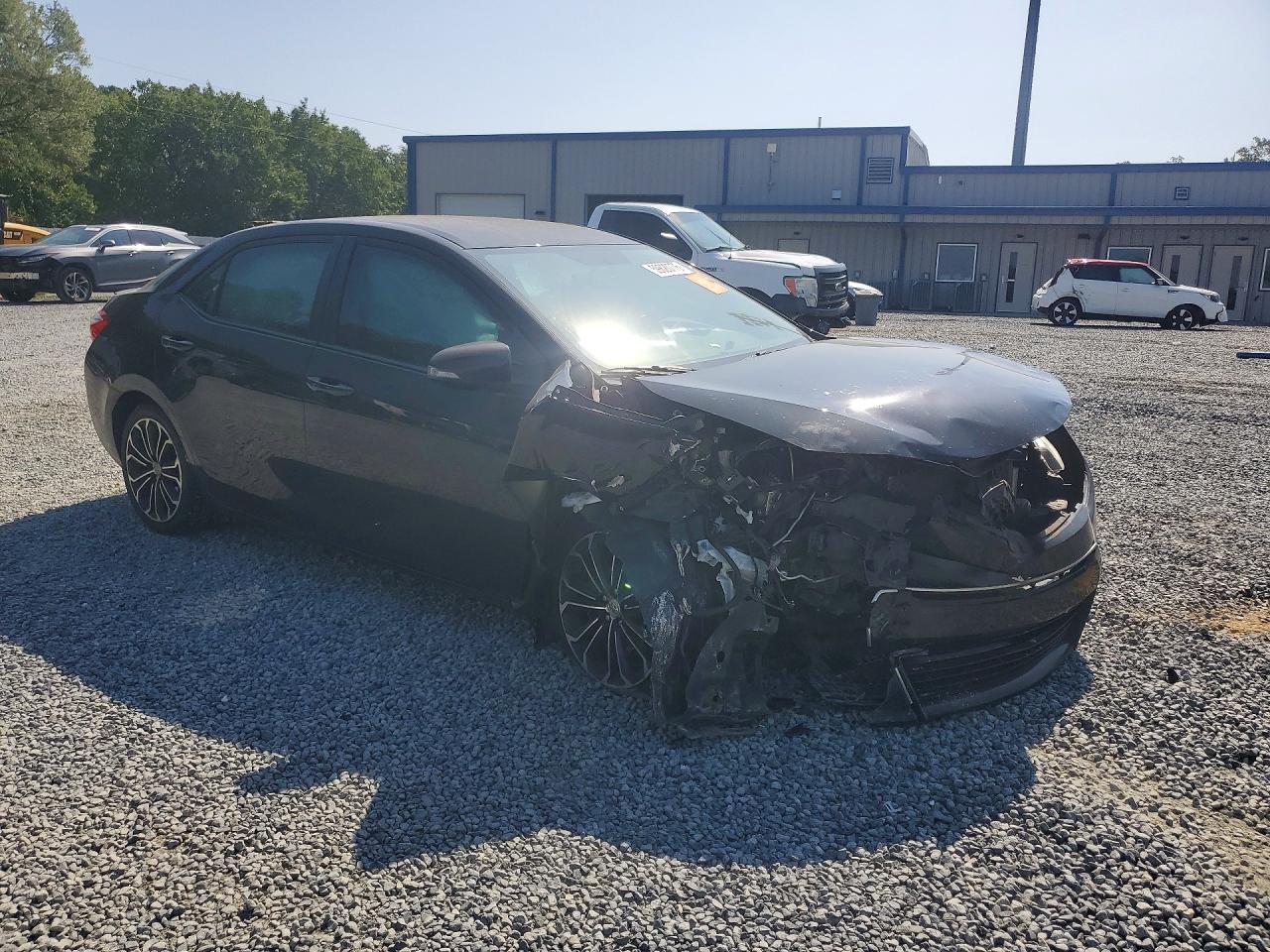 2015 Toyota Corolla S Plus Black vin: 2T1BURHE6FC338311