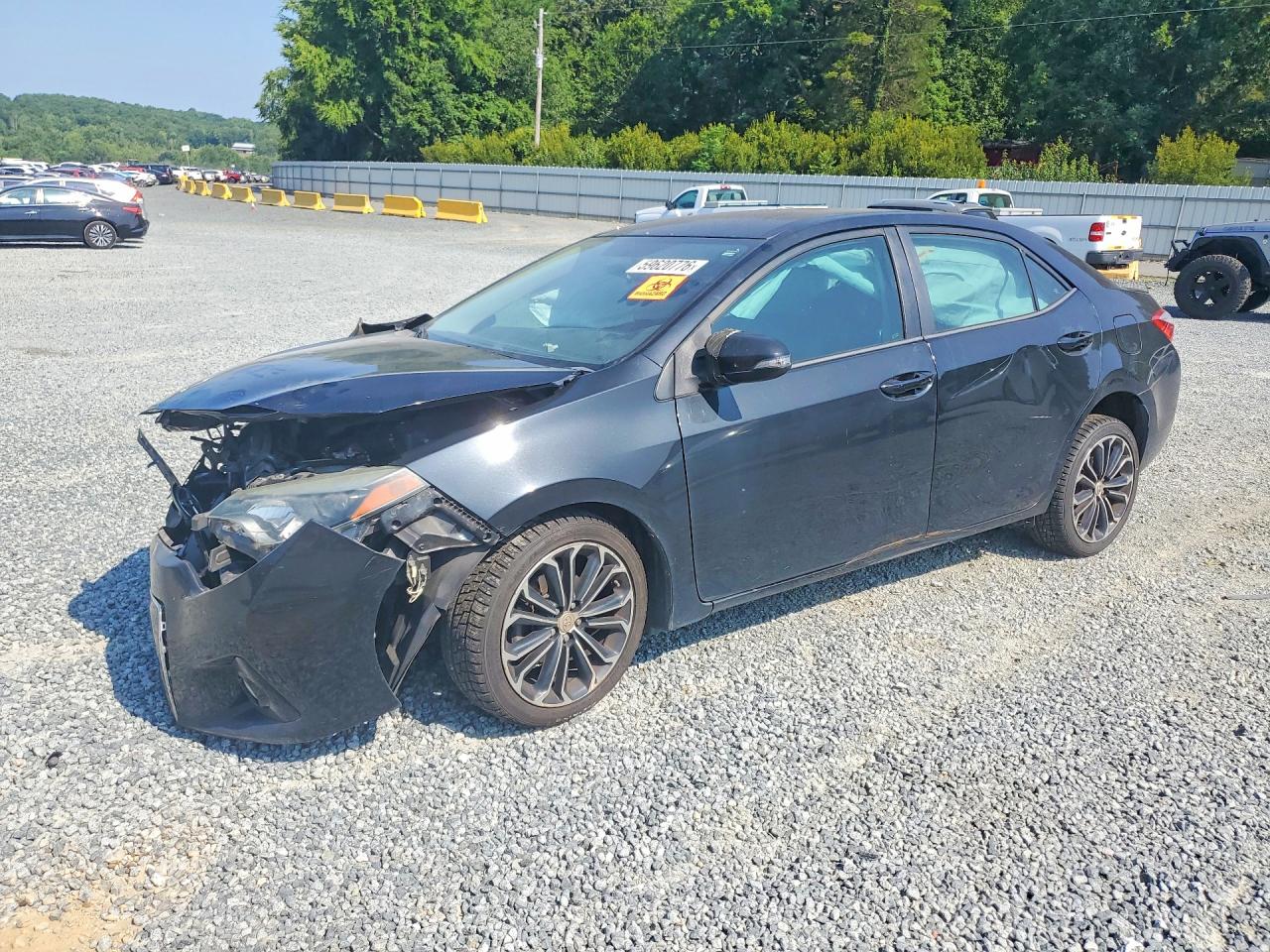 2015 Toyota Corolla S Plus Black vin: 2T1BURHE6FC338311