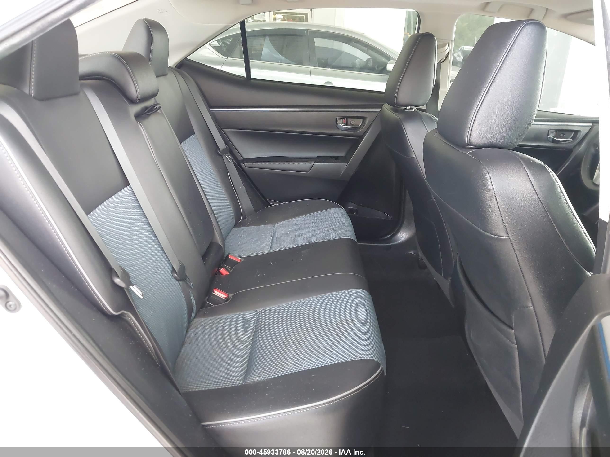 2015 Toyota Corolla S Plus White vin: 2T1BURHE6FC341807