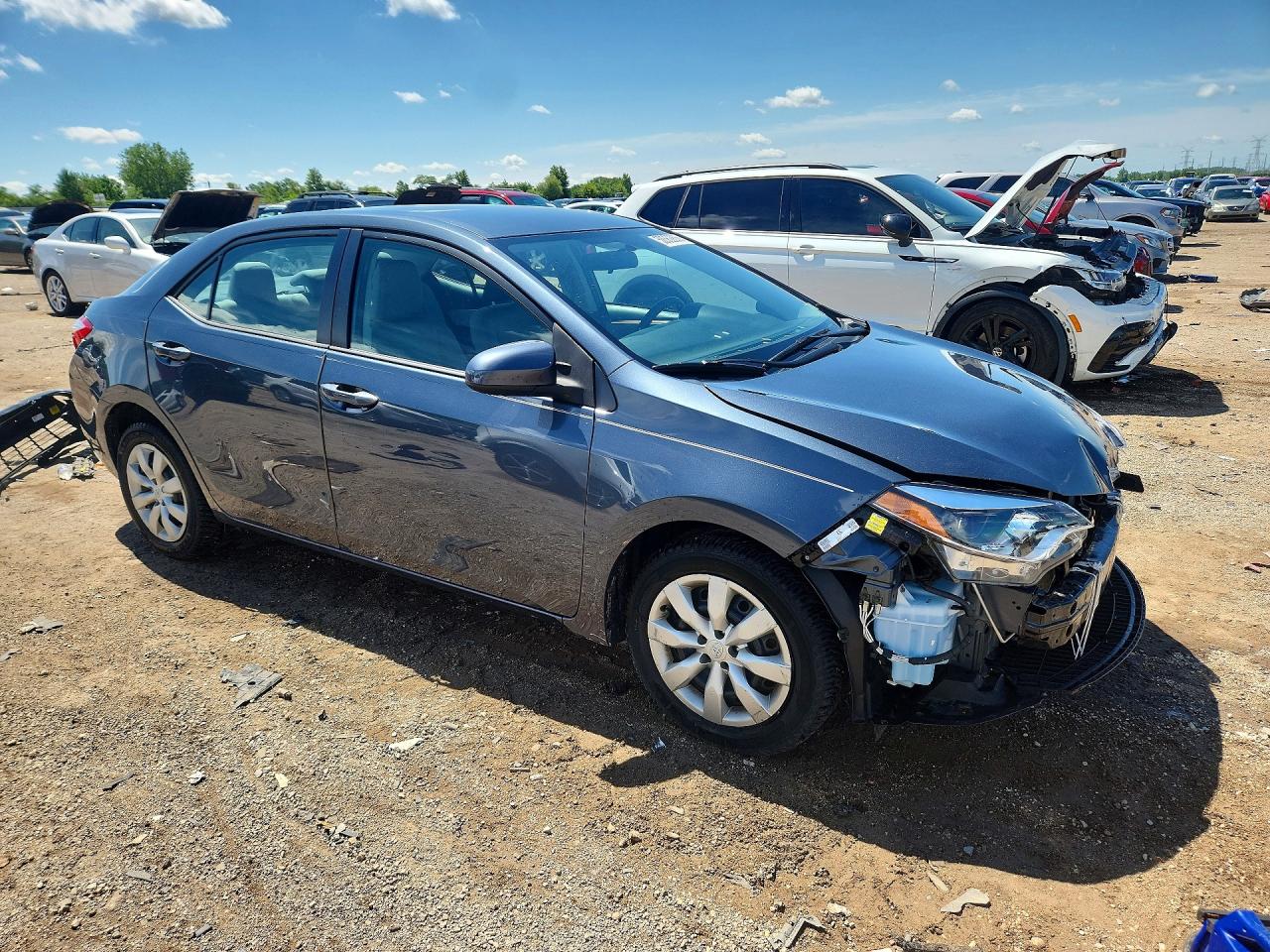 2015 Toyota Corolla Le Gray vin: 2T1BURHE6FC342018