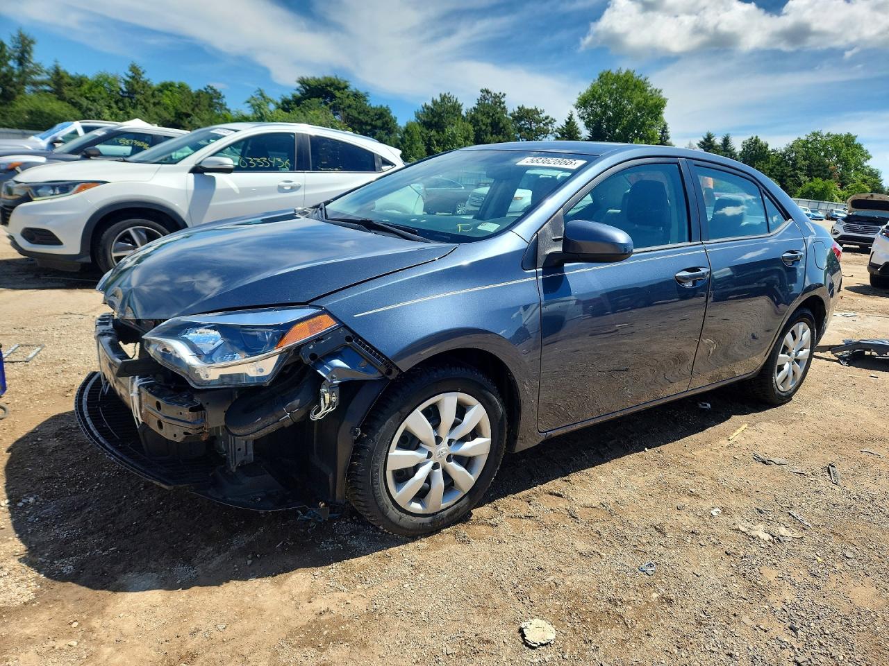 2015 Toyota Corolla Le Gray vin: 2T1BURHE6FC342018