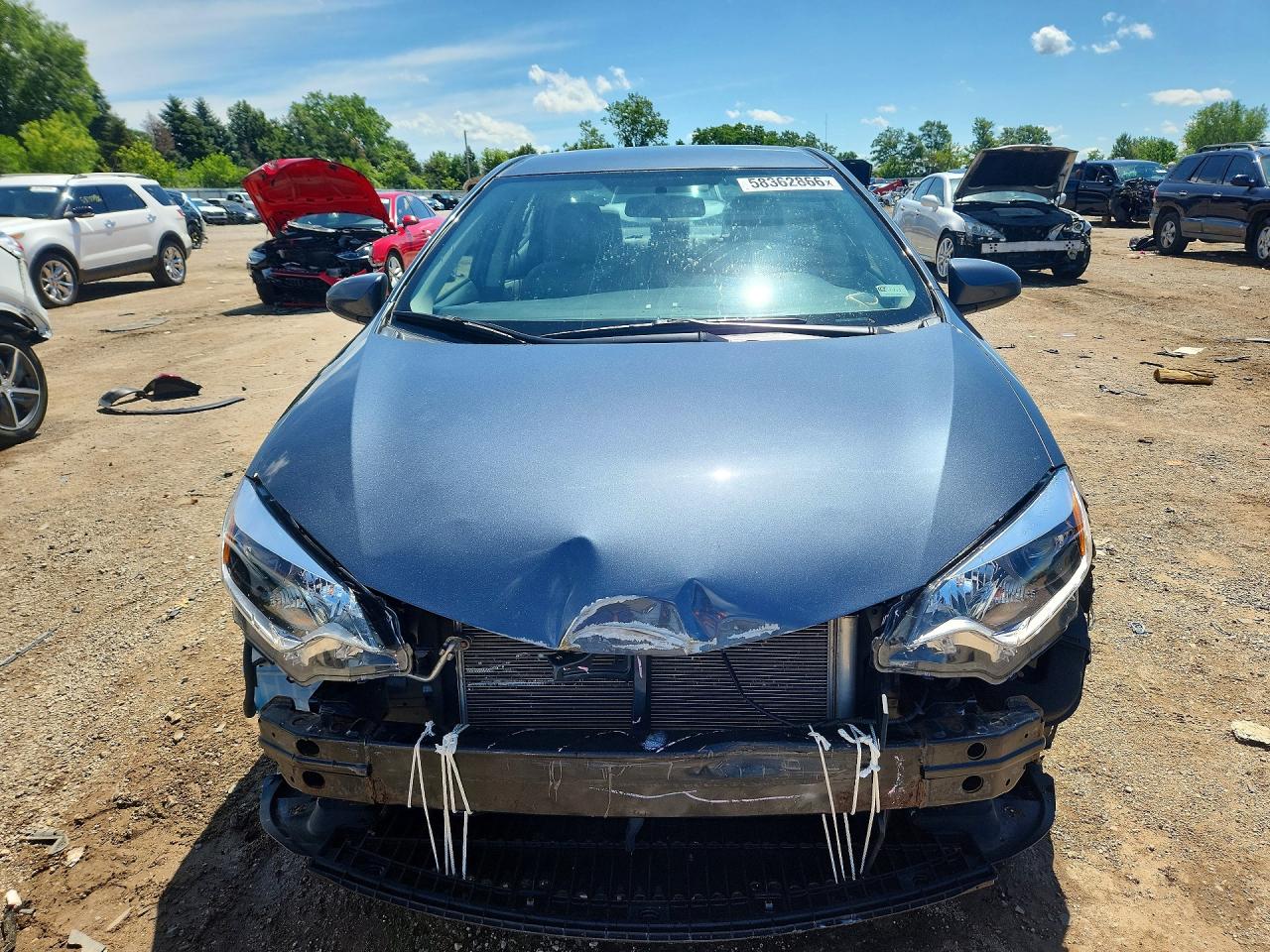 2015 Toyota Corolla Le Gray vin: 2T1BURHE6FC342018