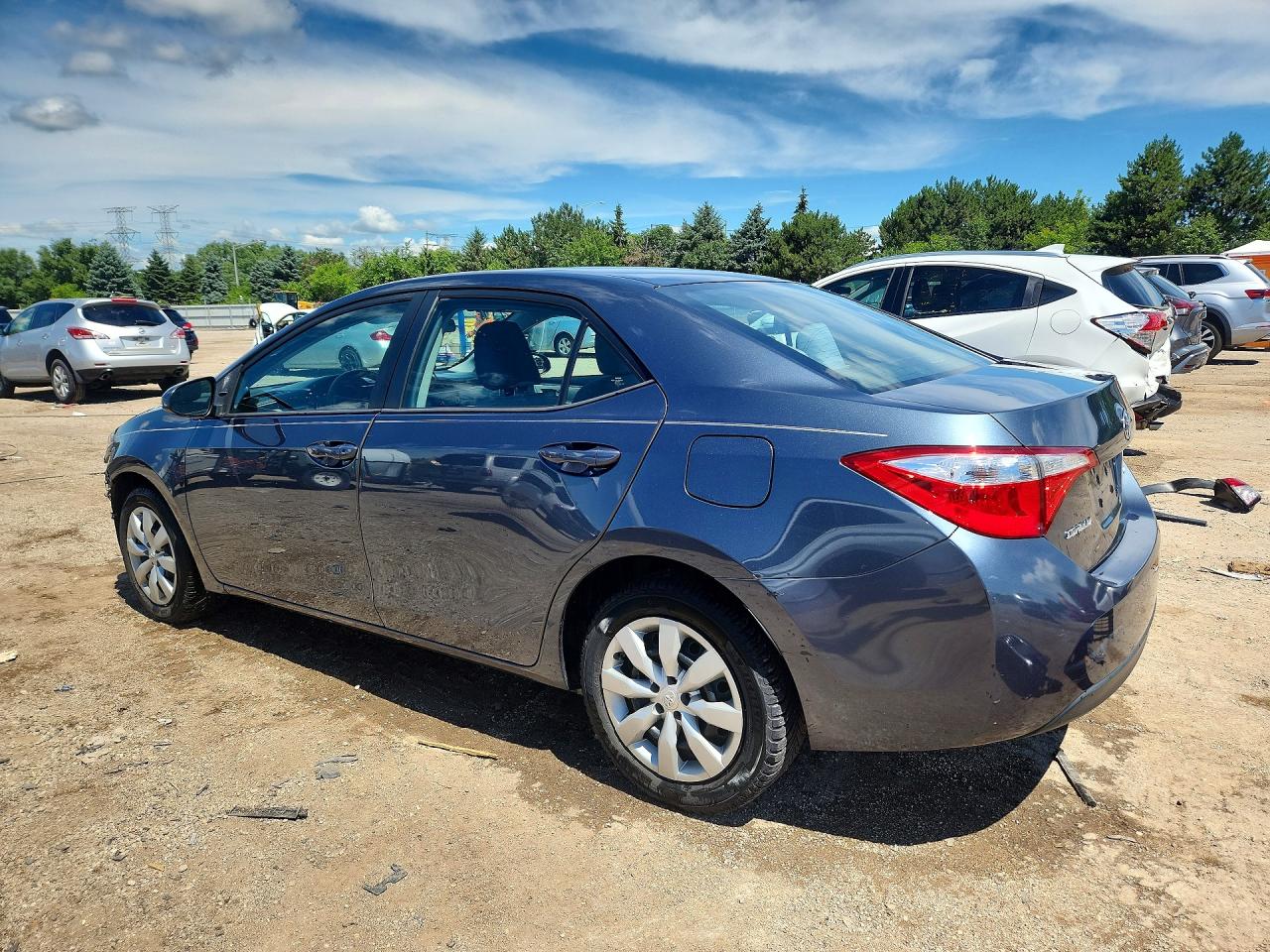 2015 Toyota Corolla Le Gray vin: 2T1BURHE6FC342018